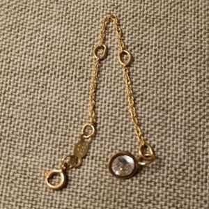 14k Yellow Gold Chain Extender